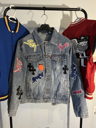 CUSTOM Chrome Hearts Matty Boy S*x Records Denim Jacket - Size L - Picture 3 of 5