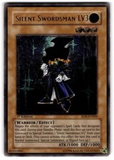 YUGIOH SILENT SWORDSMAN LV3 ULTIMATE RARE 1ST EDITION LP RDS-EN009