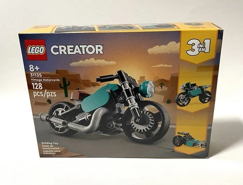LEGO CREATOR: Vintage Motorcycle (31135) NEW Sealed Retired 2023