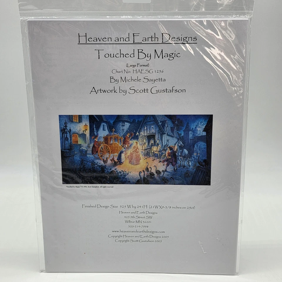 Heaven and Earth Designs Touched By Magic Cross Stitch Pattern Large Format - Image 2 of 4