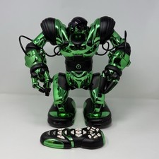 Radio Shack Exclusive Robosapien Robot Emerald Green Remote Tested 14 Inch