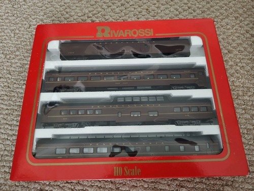 HO Rivarossi 6958 Pennsylvania Railroad 1930’s Passenger Car Set "A" PRR | Zustand: Used