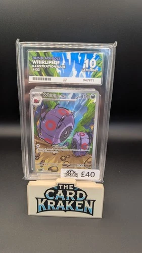 Ace graded Whirlipede 133/086 Sv: Black Bolt Holo