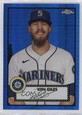 2021 Chrome Platinum Anniversary Mega Box Blue Prism Refractor Ken Giles 0st9