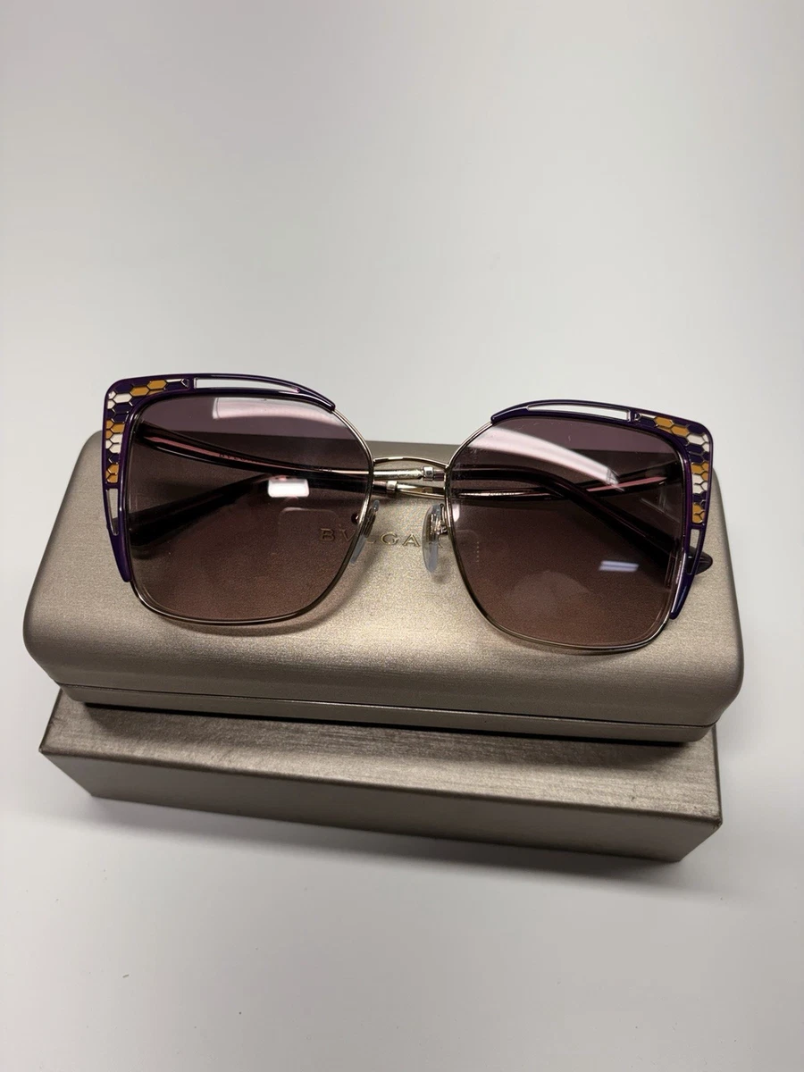 Bvlgari Purple Square Sunglasses for Women for sale | eBay