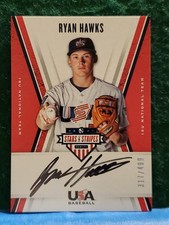 2019 Stars & Stripes USA 18U National Team Signatures Black Ink #RH Ryan Hawes