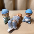 Vintage Doll Toy Lot of 3 Irwin, Stahlwood, Sani Babe Plastic Boys Korea & Japan — photo 2