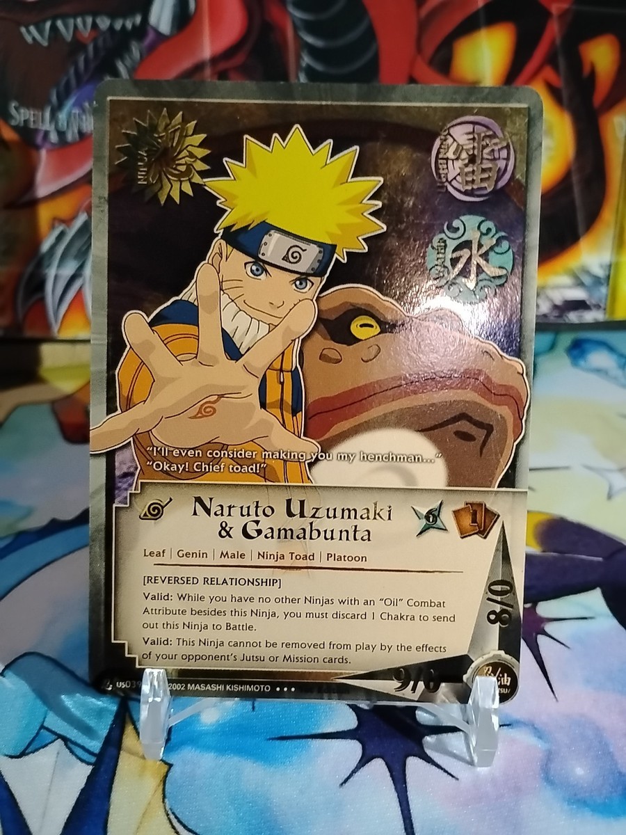 Naruto CCG Naruto Uzumaki & Gamabunta 039 [Reversed Relationship