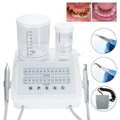 Dental-Ultraschall-Scaler Luftpolierer Sandstrahlen 2in1 Perio-Therapie-System