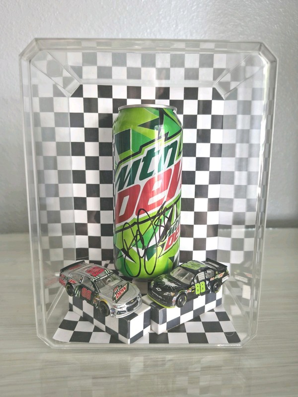 Dale Earnhardt Jr. Mountain Dew Limited Ed Retirement Can Unopened Autographed
