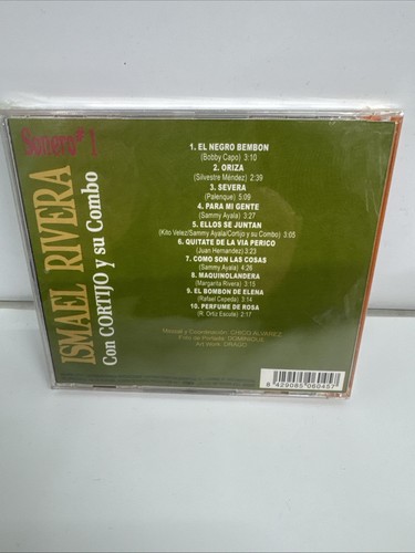 Ismael Rivera Con Cortijo Y Su Combo Sonero #1 CD (1990 MP MP-3164) Puerto Rico - Foto 6 di 7