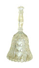 The European Collection Etched Hearts 24% Leaded Crystal Bell Made in W Germany  — photo 1