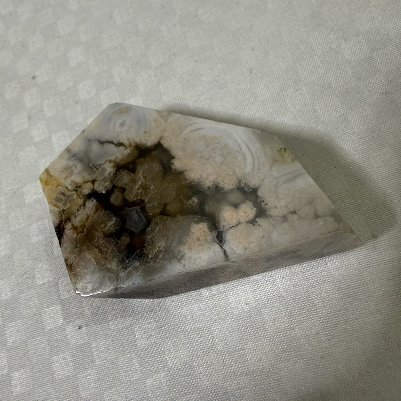 Natural Flower Agate Double-Terminated Point – Blossom Agate Crystal