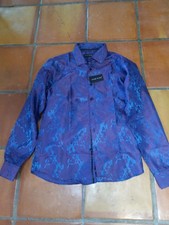 Barry Wang Paisley Long Sleeve Mens Dress Shirt Small Sz Button Down