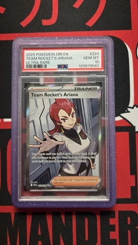 Team Rocket's Ariana 224/182 Sv10: Destined Rivals Holo PSA 10