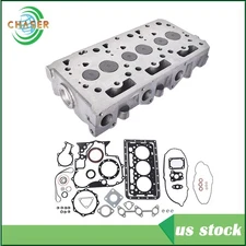Complete Cylinder Head with Valves & Full Gasket Kit Fit for Kubota D902 RTV900