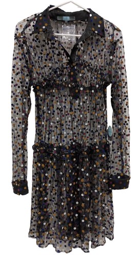 chinese dress ladies Charvi Long Sleeve Mini Dress Black main image 1