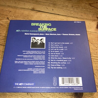 Breaking the Surface von Kannegaard,Maria | CD | Zustand sehr gut 05979