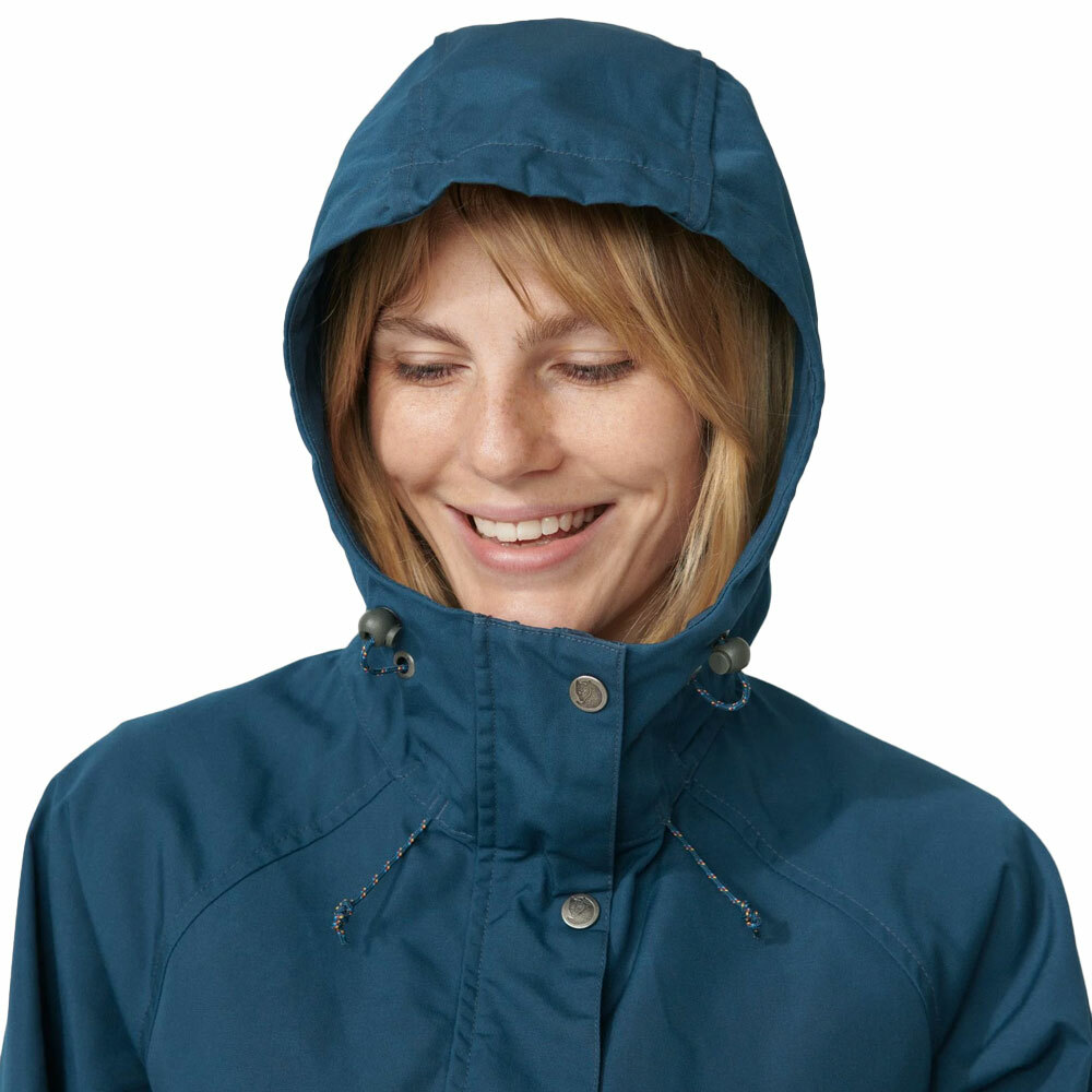 Fjällräven Vardag Anorak Giacca da Escursionismo Donna Leggera Outdoor Trekking Blu foto 3