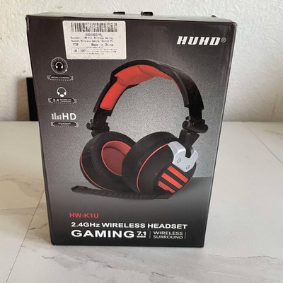 2,4 GHz Wireless Gaming Headset 7.1 Virtual Surround Sound HD Audio PS4,5,PC,SWIT