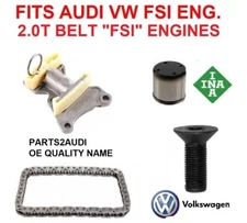 TIMING CHAIN TENSIONER,CAM TIMING CHAIN KIT 4PCS FOR AUDI VW 2.0T FSI