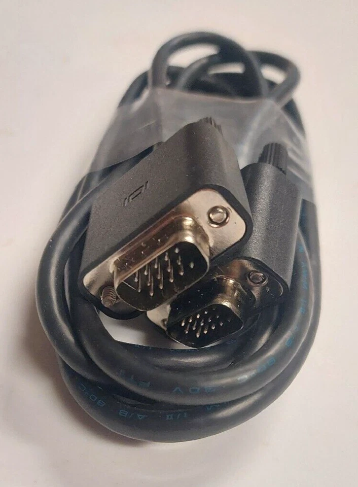 Dell Video Cable VGA Cable 6' HD 15-pin Male-Male Monitor Cable M661M$AA1 R 646 - Image 2 of 2