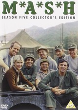 M*A*S*H COMPLETE SERIES 5 DVD 5th Fifth Season COLLECTOR'S EDITION New UK R2