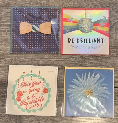 Birthday  - Variety pack of  4 by Papyrus