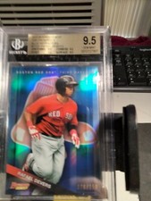 Rafael Devers BGS 9.5 2015 Bowman's Best Blue Refractor 76/150 Boston Red Sox