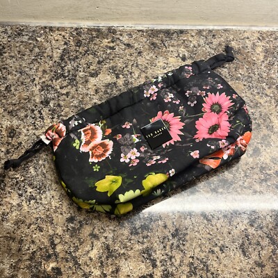 Ted Baker Kosmetiktasche mit Kordelzug Blumen - Kosmetiktasche - Neu ohne Etikett