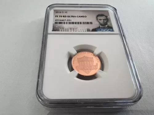 2016-S  LINCOLN CENT NGC PF70 RD U.C. PORTRAIT LABEL "TOP POP ONLY 337"