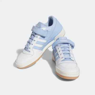 Adidas Originals Men's White Blue Forum Low shoes GY0003