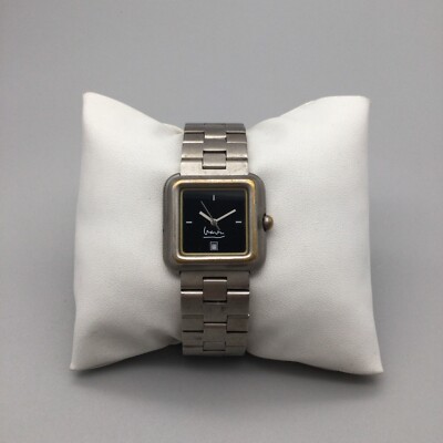 Michael Graves Tank Womens Watch 25mm Blue Dial Silver Tone  display picture 2