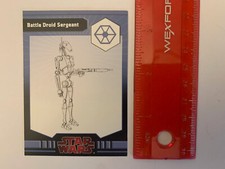 Star Wars Minis - Battle Droid Sergeant (Card Only) - Galaxy At War 03/40 - U