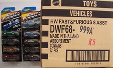 2014 / 2015 Hot Wheels Fast & Furious Walmart Exclusive Complete Set of 8