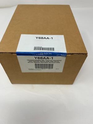 Johnson Controls Y68AA-1 Transformer Pri 120V Sec 24V 40VA For Rotary Actuators