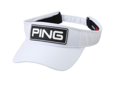 Ping Japan Golf Deo.0 Kappe Visier Tour Modell Candy Bar HW-P2311 Flex Fit weiß