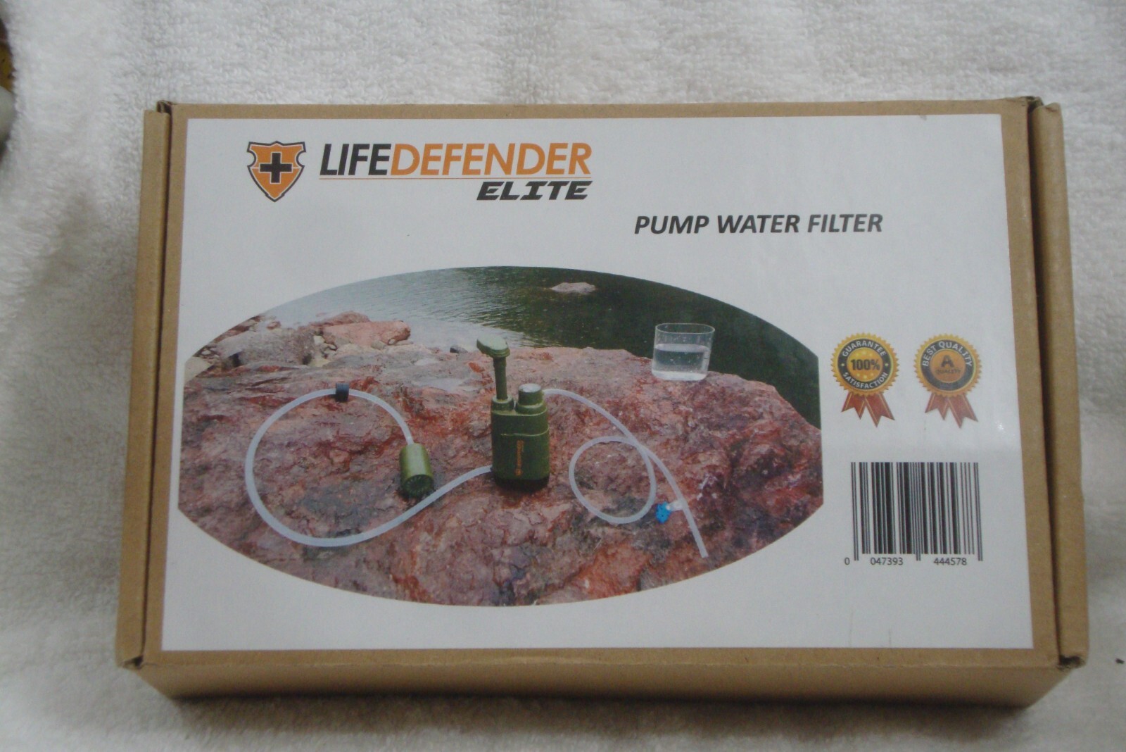 LifeDefender Elite Pump Water Filter New Open Box   Life Defender
