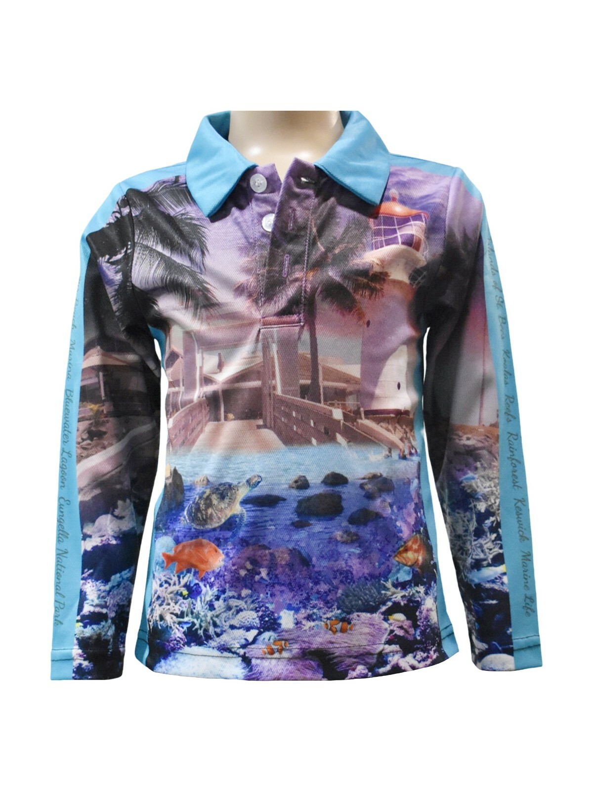 Mackay UV protective quickdry fishing shirt Mens, ladies, kids