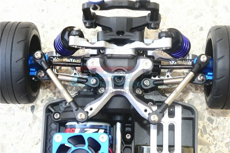 Estabilizador trasero de titanio GPM Racing - para Traxxas 4-Tec 2.0 GT049RT-BK Foto 2 de 2