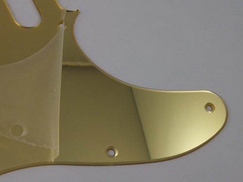 TELECASTER SCRATCH PLATE o GOLD MIRROR Pickguard 8 hoyos USA/Mex Fender - Imagen 4 de 6