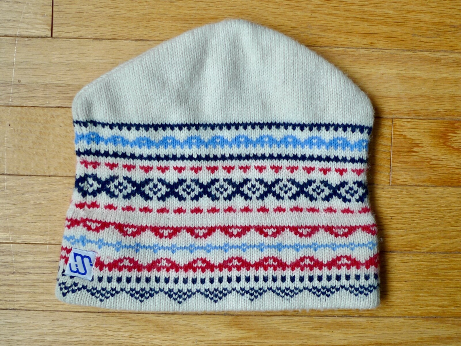 Vintage HANDMADE MURRAY MERKLEY KNIT Ski Hat TOQUE Virgin Wool CANADA GOOSE + thumbnail 8