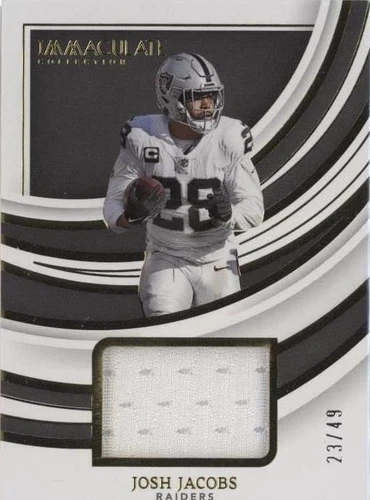 2022 Panini Immaculate Collection Josh Jacobs #REM-JJA