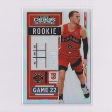 2020-21 Panini Contenders Variation Silver Prizm #106 Malachi Flynn RC Rookie