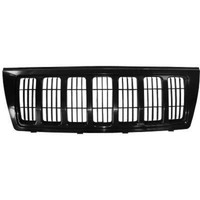 KüHlergrill Passend FüR Grand Chrysler Cherokee Baujahr 04-05 Schwarz/Schwarz