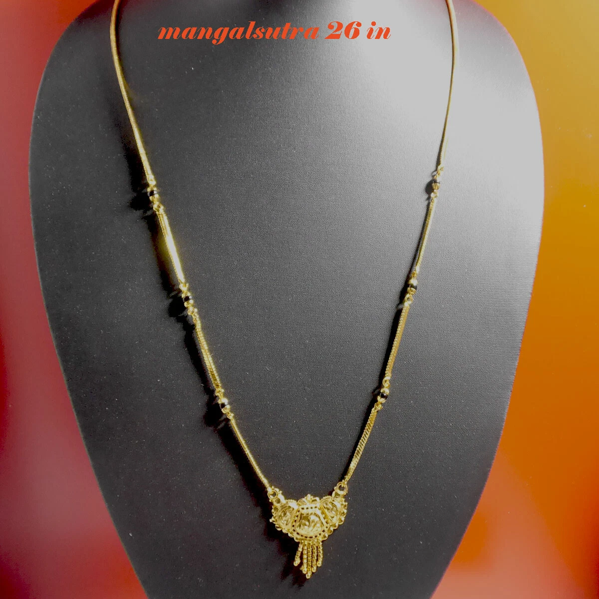 kapa Gold Plated Chain Necklace Indian Style Real Gold LOoking Jewelry