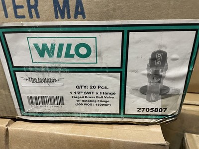 NEW! Box Of 20 1 1/2'' SWT x Flange Valve LOCAL PICKUP ONLY!