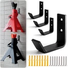 4 Packs Jack Stands Wall Mount Organizer, Heavy Duty Stainless Steel Holder