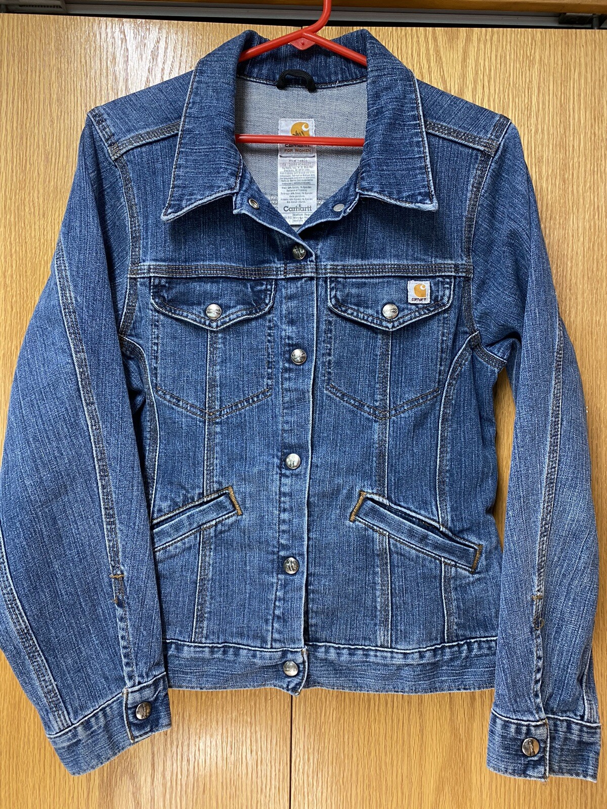 Carhartt Women's Demin Jacket ~ Logo 