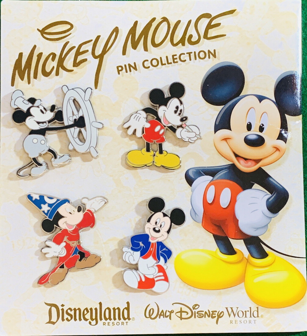 WDW Walt DISNEY World 2005 Mickey Mouse Booster Collection 4 PIN